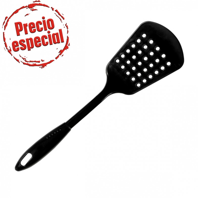 Utensilio de cocina, volteador de plástico con perforaciones IAN - (F-HO-04)