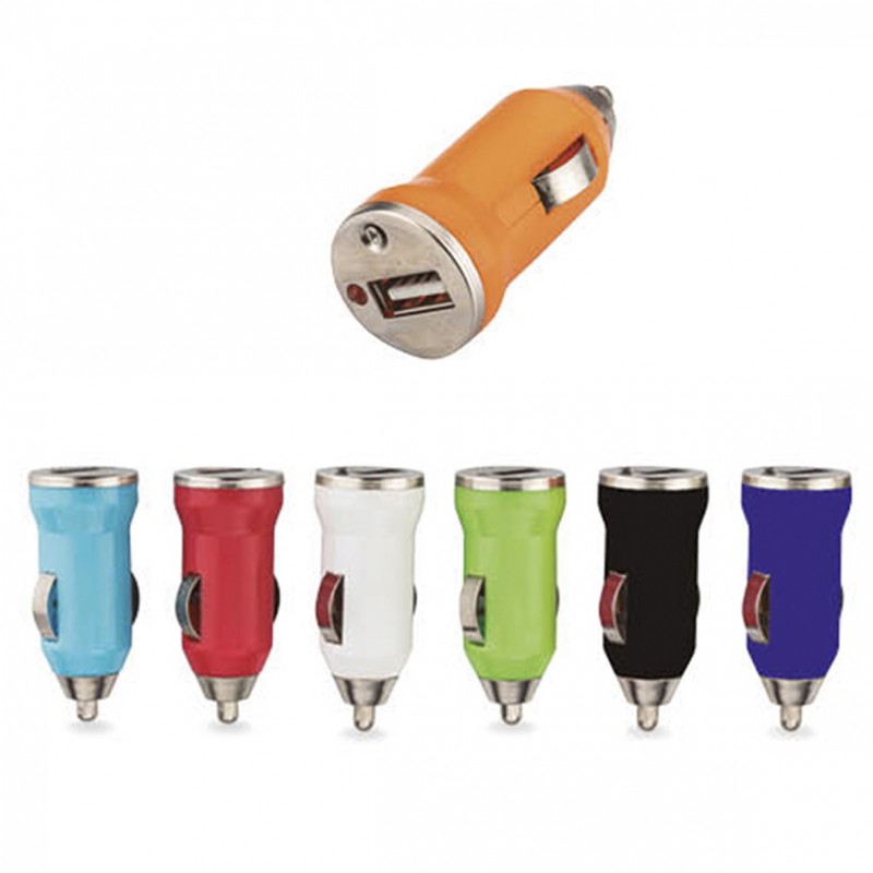 Adaptador de corriente para auto con entrada USB. ARUBA - (F-SO-020)