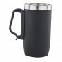 Taza térmica con doble pared de acero inoxidable y asa de plástico. Cap. 250 ml. KORALE - (F-T 31) - Artículos Promocionales