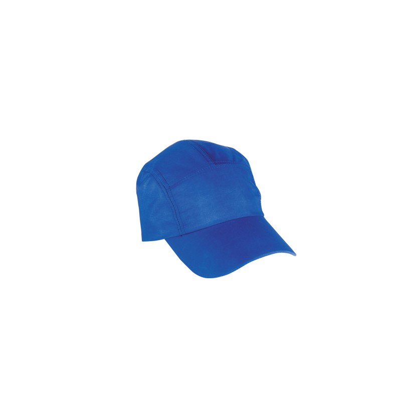 Gorra en poliéster, cinco gajos con cinta ajustable de velcro. TIMBER - (F-BL-015) - Artículos Promocionales