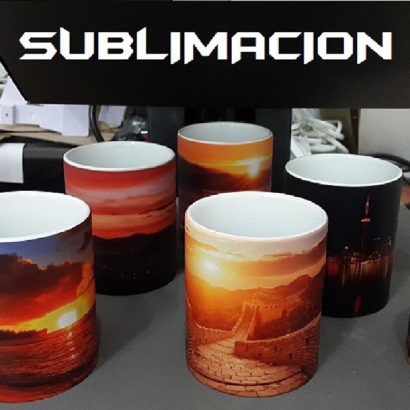 Sublimación en promocionales, tazas, termos, marcos y mucho más