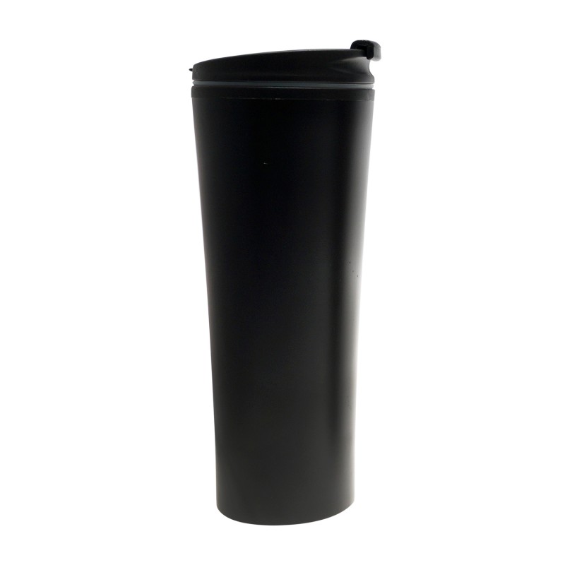 VASO DE DOBLE PARED CON TAPA DE GOMA "ESBELT" (B-05-755) - Artículos Promocionales