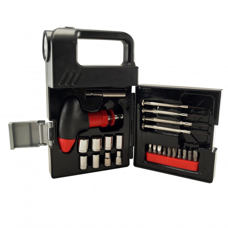 SET DE HERRAMIENTAS CON LAMPARA "TOOLER" (B-13-711)