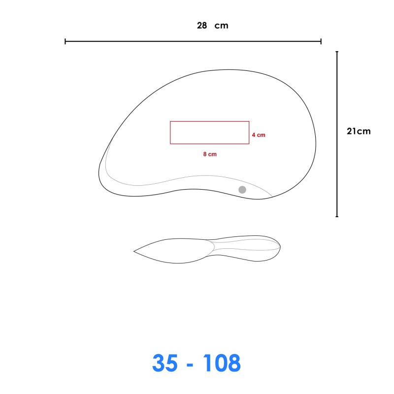 TABLA PARA QUESO CON CUCHILLO "GOYA" (B-35-108) - Artículos Promocionales