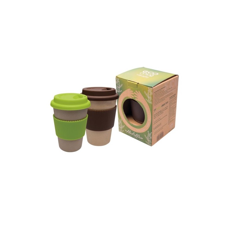 Vaso 100% ecológico para café (S-COC028) - Artículos Promocionales