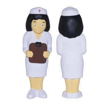 FIGURA ANTIESTRES EN FORMA DE ENFERMERA "NURSE" (B-02-435) - Artículos Promocionales