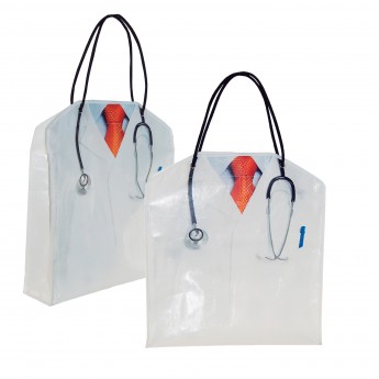 BOLSA EN FORMA DE BATA DE DOCTOR "MEDIC BAG"(B-08-805) - Artículos Promocionales