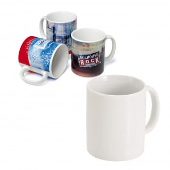 TAZA CERAMICA BLANCA "SUBLIMA" (B-05-257) - Artículos Promocionales