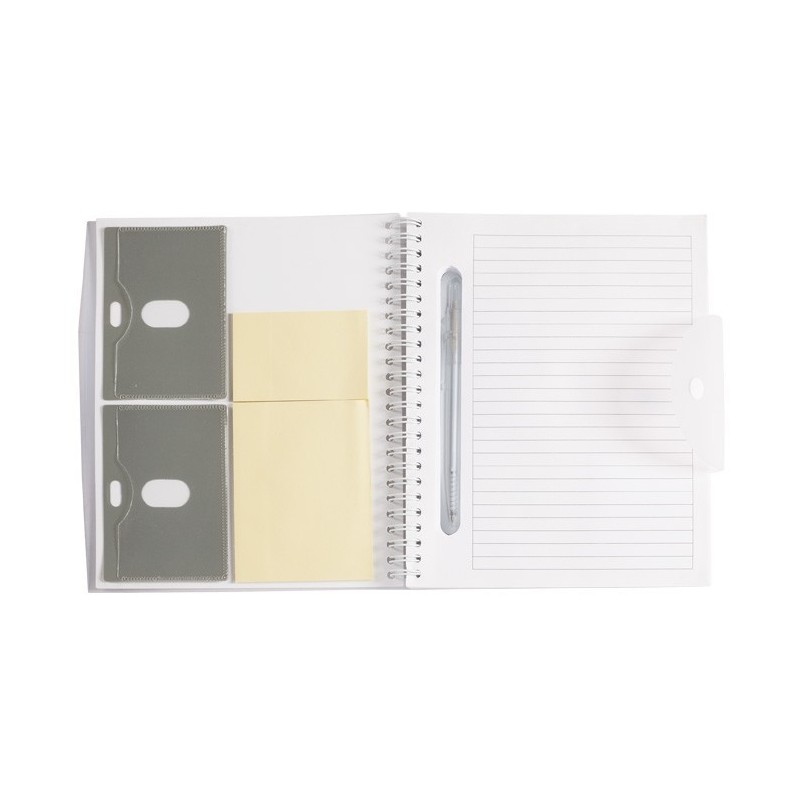 LIBRETA CON BROCHE Y ESPIRAL BIANY - (DO-PEC1160)