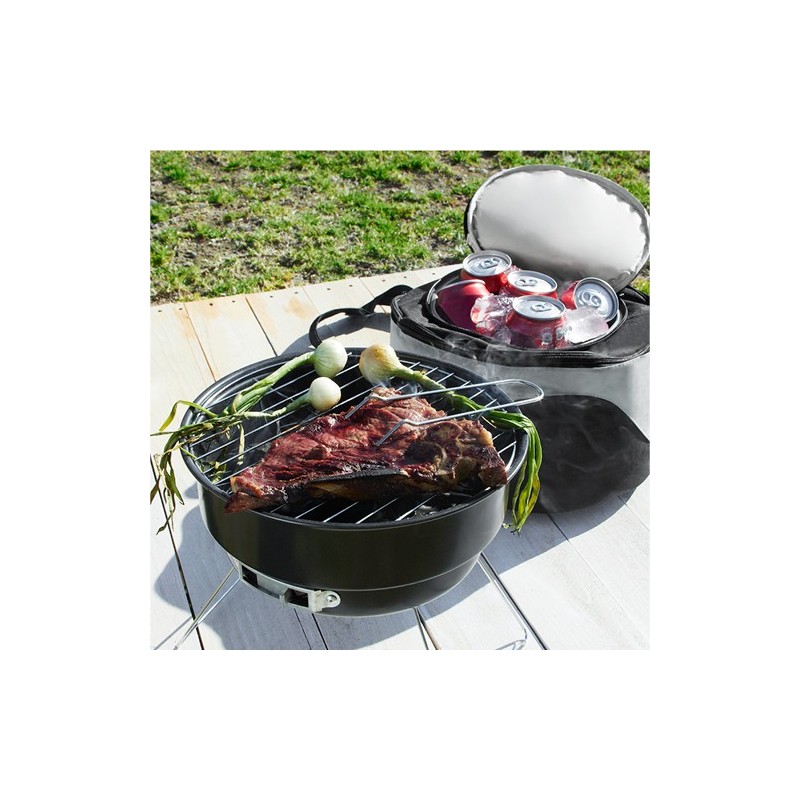 ASADOR CON HIELERA CAMPING (P-BBQ-002)