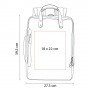 MOCHILA PORTAFOLIO DARO (P-SIN-115-C) - Artículos Promocionales